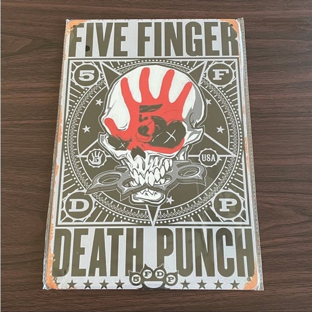 Five Finger Death Punch ~ 8” x 12” Metal Sign